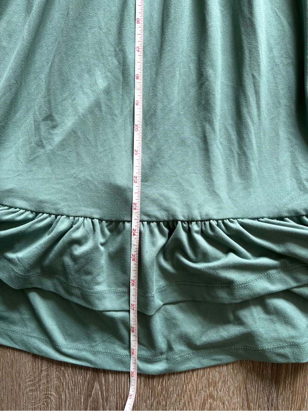 Boohoo - Sage Green Ruffle Sundress - size medium - Picture 6 of 8